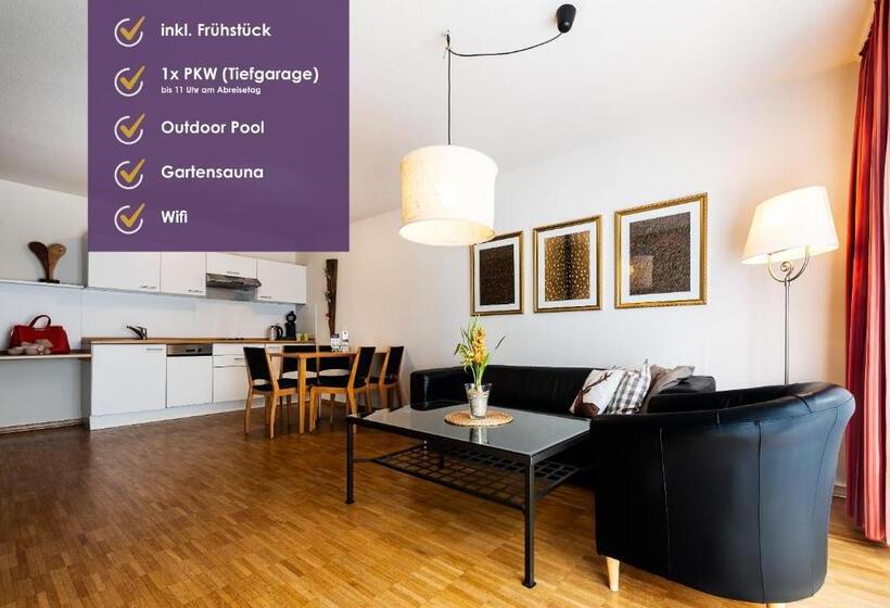 带3个卧室的公寓, Steiger Apparthotel Bad Schandau