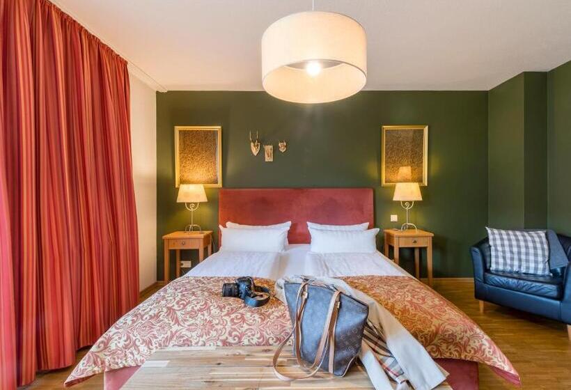 带花园景观的标准工作室, Steiger Apparthotel Bad Schandau