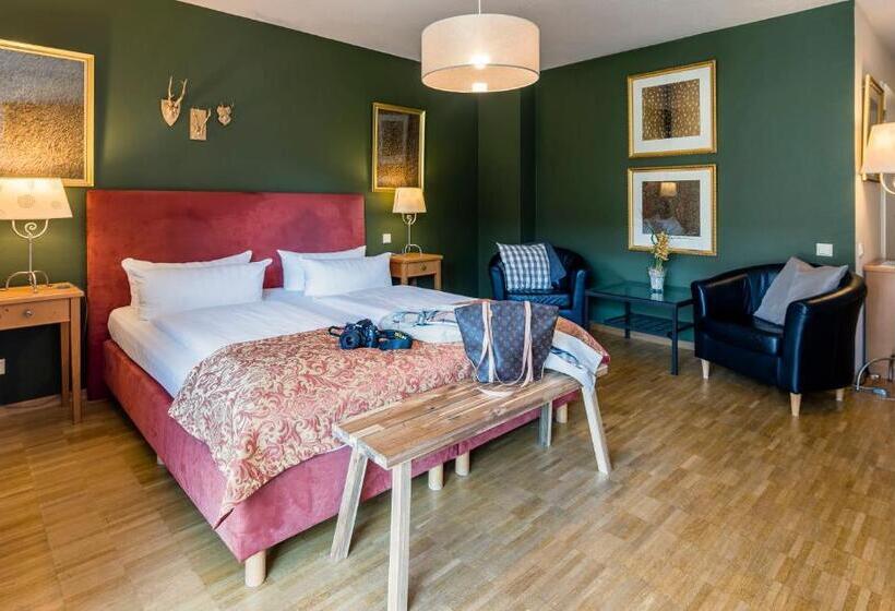 带花园景观的标准工作室, Steiger Apparthotel Bad Schandau