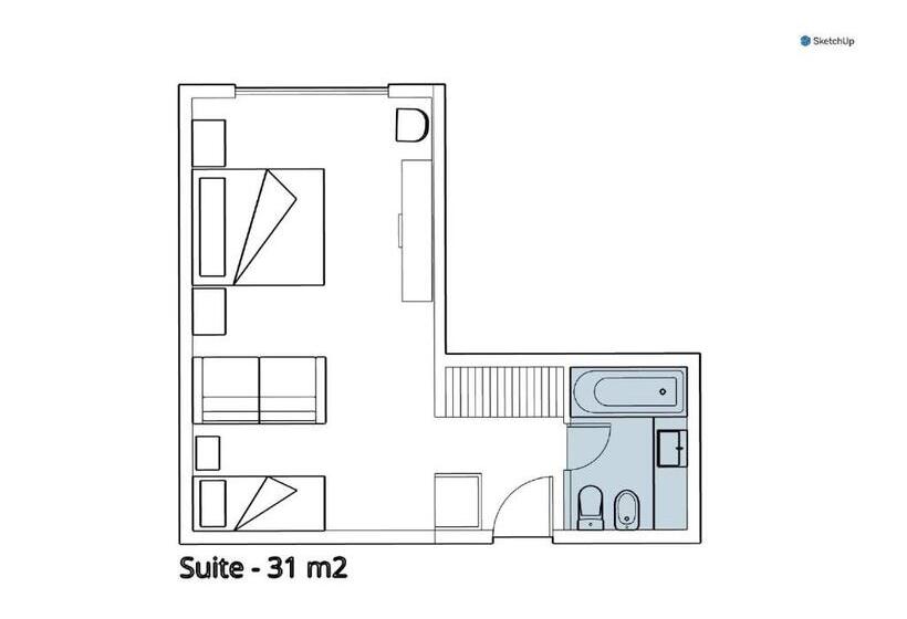 Suite with lake view, Ignea