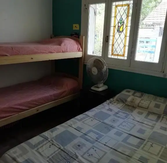 Standard Neljän Hengen Huone Puutarhanäkymä, Zeppelin Art Hostel