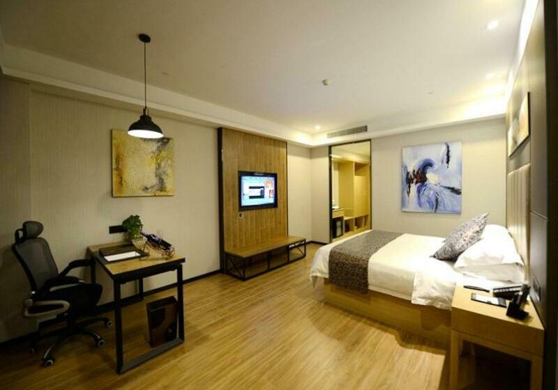 キングサイズベッドのスタンダードルーム, Greentree Eastern Jiangsu Yancheng Administration Center