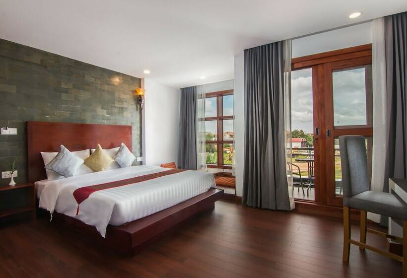 غرفة ديلوكس مزودة بشرفة, Eco Villa