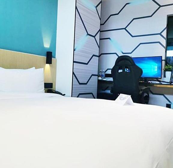 חדר סטנדרט עם מיטת קווין, Pace Hotel Suzhou Renmin Branch