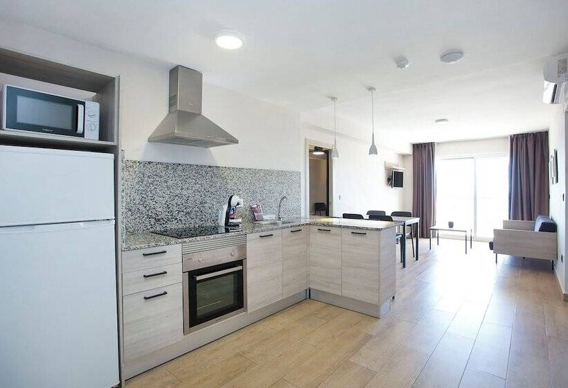 オーシャンビューの１ベッドルームデラックスアパート, Apartamentos Odysea By Apartamentos Valentia