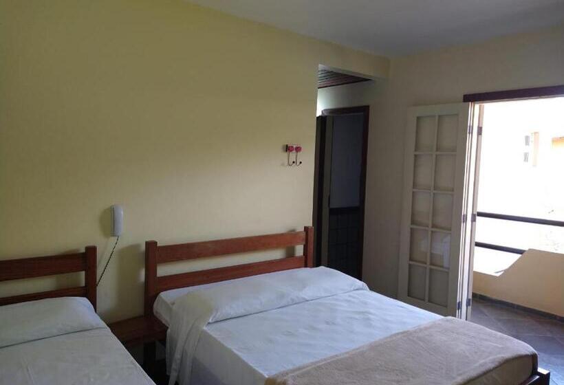 اتاق استاندارد سه تخته با بالکن, Pousada Genesis