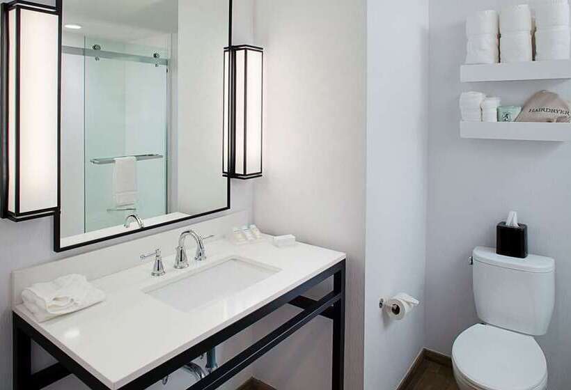스탠다드 룸 킹사이즈 침대, The Statler Dallas, Curio Collection By Hilton