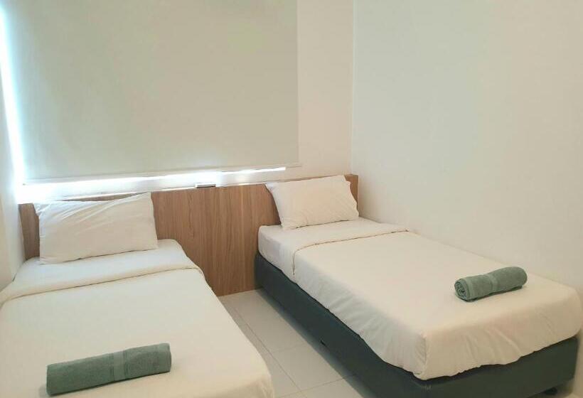 침실 1개 발코니 아파트, My Az Sweet Homestay