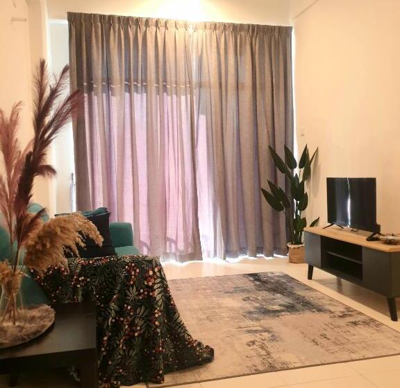 침실 1개 발코니 아파트, My Az Sweet Homestay