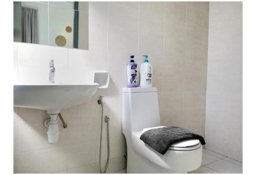 3ベッドルームアパートメント, Subang City Residence, 8 9 Pax With Balcony, Walking Distance To Summit, 5min To Sunway