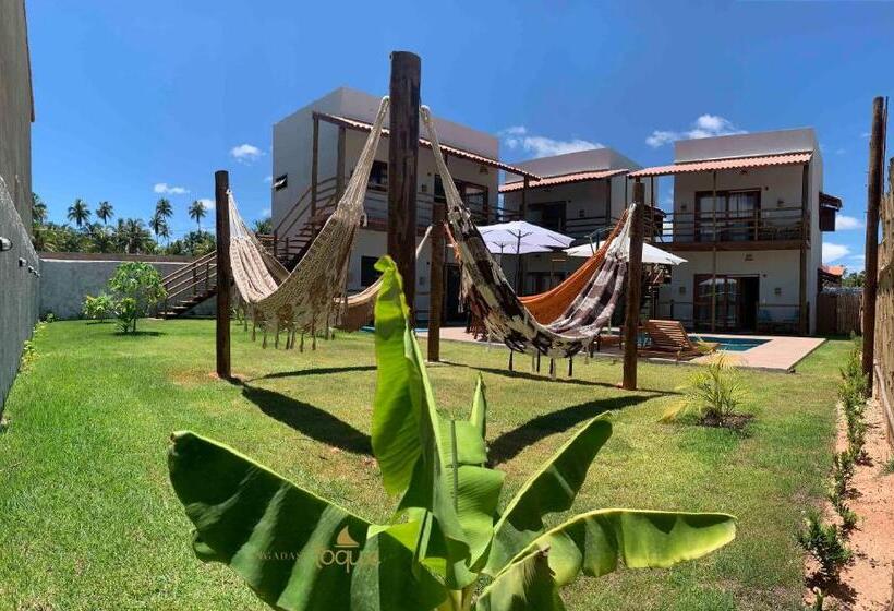 סטודיו סטנדרט עם מרפסת, Jangadas Do Toque Milagres Flat 1 Térreo