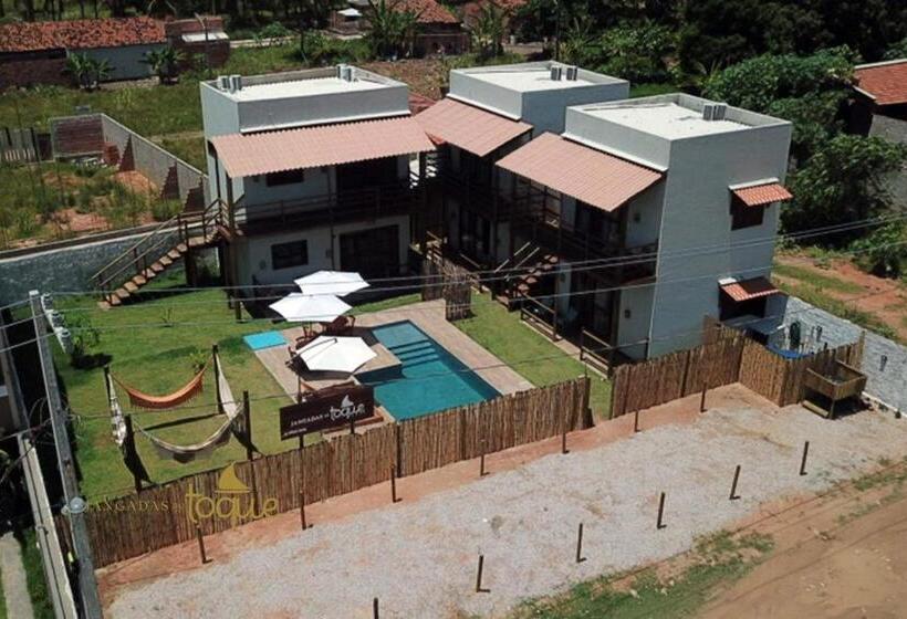 סטודיו סטנדרט עם מרפסת, Jangadas Do Toque Milagres Flat 1 Térreo