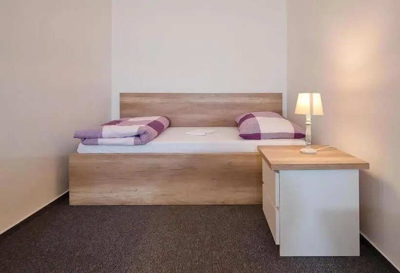 浴室共有ファミリールーム, Stodolní Apartment