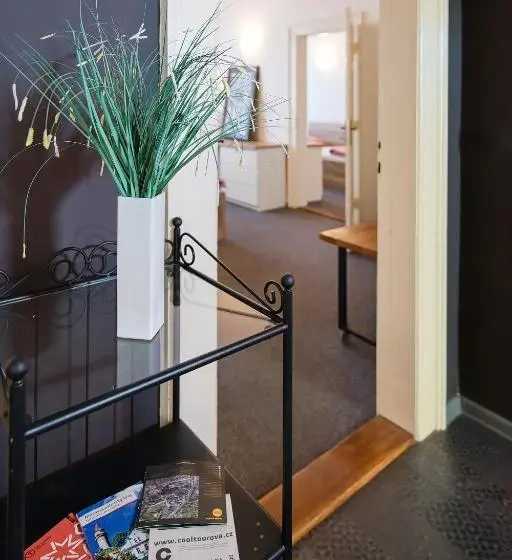 バスルーム共同エコノミー4人部屋, Stodolní Apartment