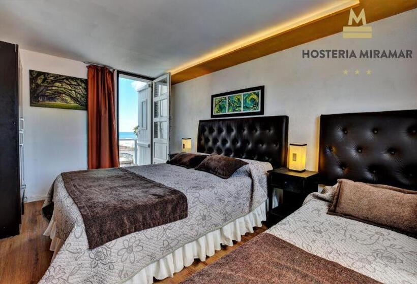 غرفة عائلية مطلّة علي الجبل, Hostería Miramar