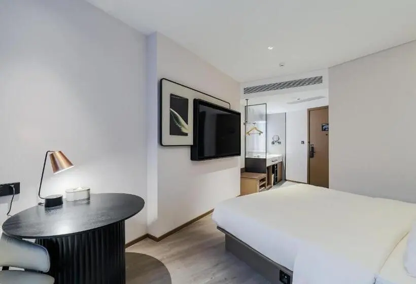 キングサイズベッドのスタンダードルーム, Atour Hotel Chongqing Bishan Cbd Financial Street