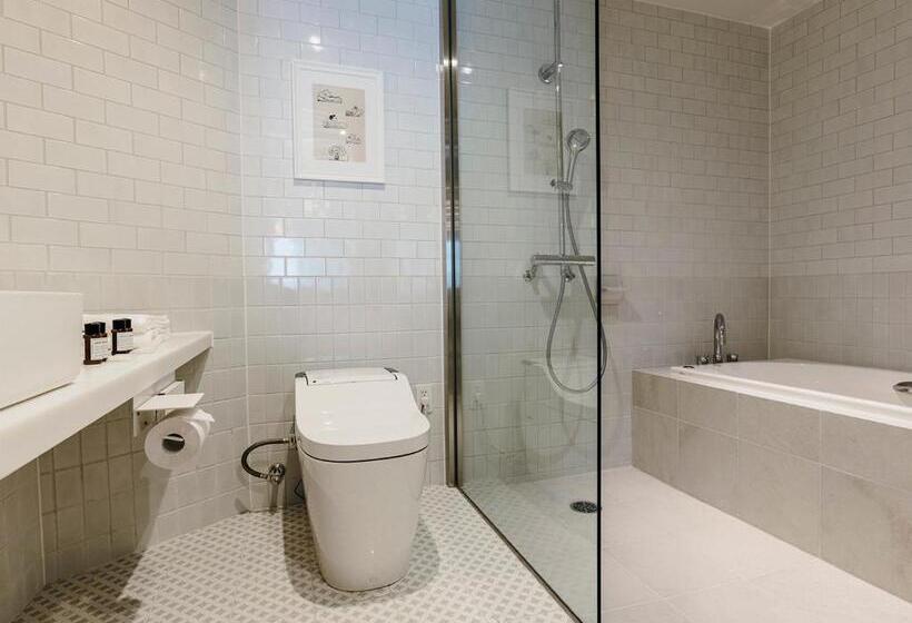 Standard-huone Terassi, ピーナッツホテル/peanuts