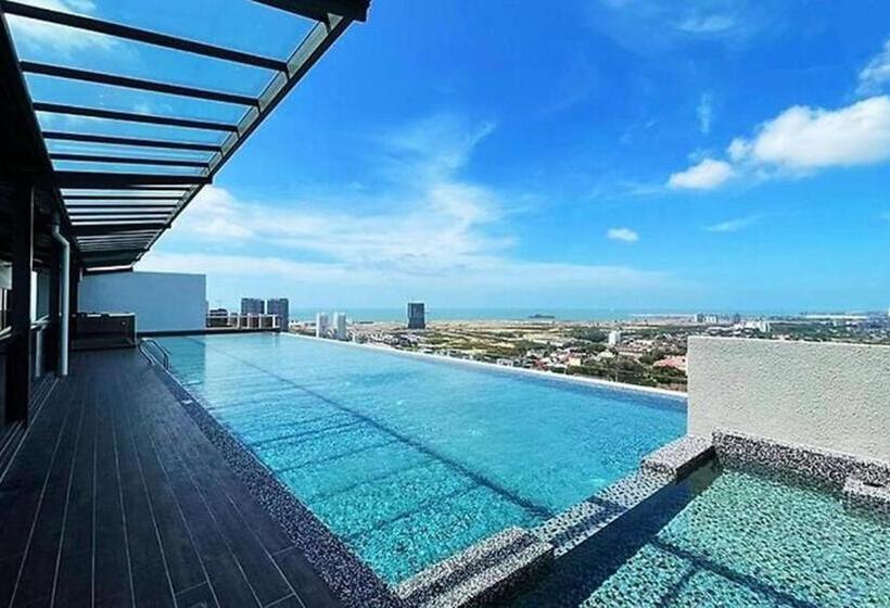 1 Bedroom Apartment with Balcony, Mykeythe Quartz A 06 03a Melaka City