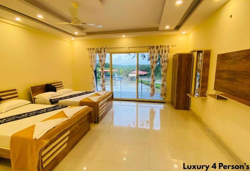 豪华湖景房, Dandeli Kingfisher Lake View Resort