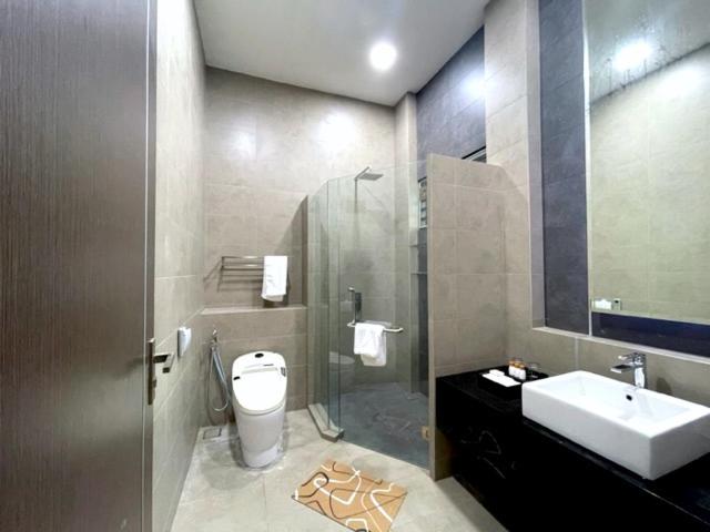 חדר לארבעה סטנדרטי עם נוף לגינה, Teluk Cempedak Seventh Haven