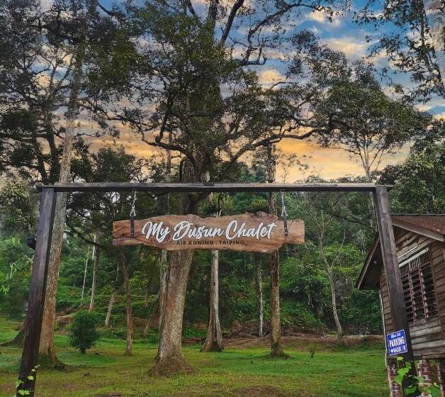 בקתת חדר, Mydusun Chalet, Taiping, Perak, Malaysia