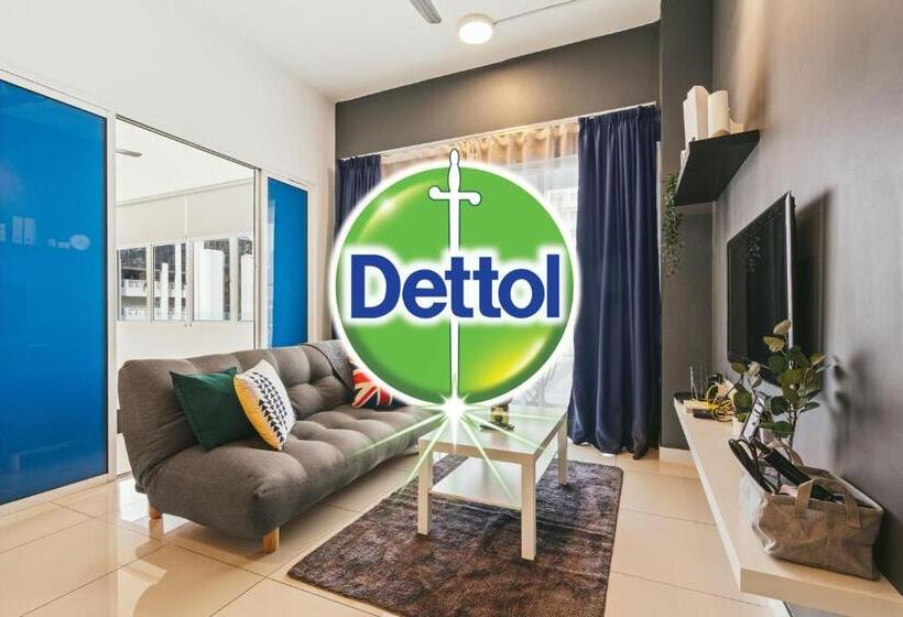 バルコニー付き1ベッドルームアパートメント, Puchong Skypod Residence, 1 5 Pax With Balcony Unit, Walking Distance To Ioi Mall, 10min Drive To Su