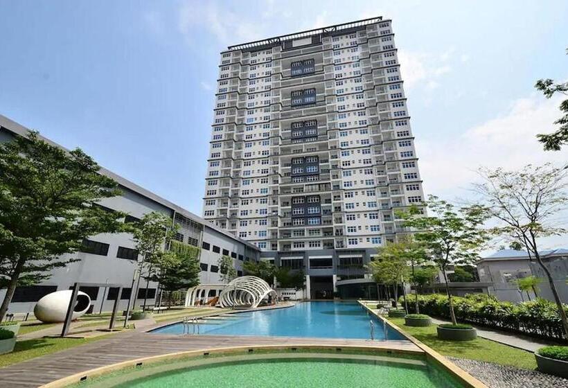 バルコニー付き1ベッドルームアパートメント, Puchong Skypod Residence, 1 5 Pax With Balcony Unit, Walking Distance To Ioi Mall, 10min Drive To Su