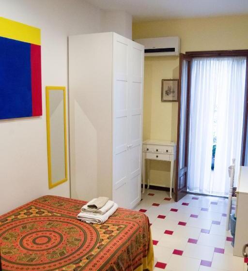 חדר בסיסי יחיד עם חדר אמבטיה משותף, B&b Cactus