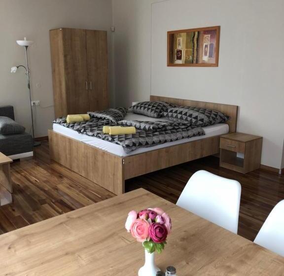 آپارتمان 1 خوابه با چشمانداز باغ, Evička Penzion