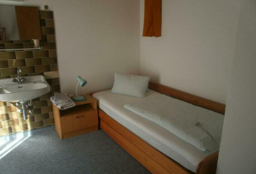 带阳台的标准单人间, Ferienpension Garni Hubert Rigelnik