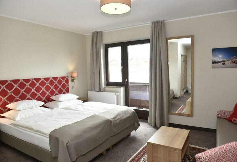 חדר דלוקס עם מרפסת, Skischule Krallinger