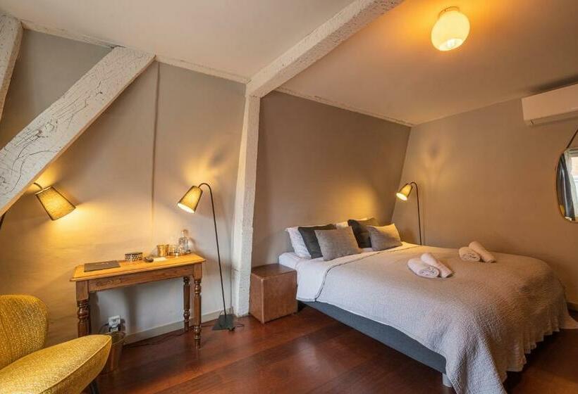 キングサイズベッドのスタンダードルーム, B&b Kwaadham 52   Music Hotel Ghent