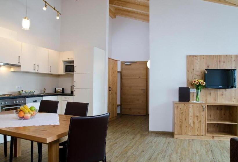 침실 2개 아파트, Berghotel Rasis