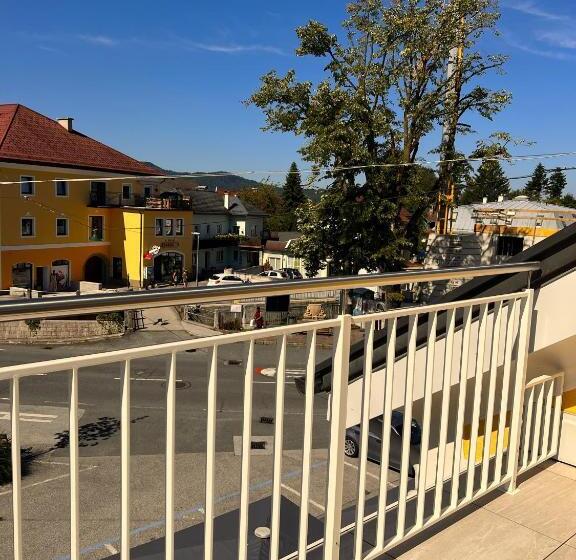 バルコニー付き1ベッドルームアパートメント, Gasthof Lebzelter