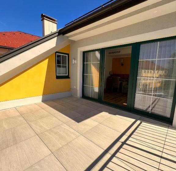 バルコニー付き1ベッドルームアパートメント, Gasthof Lebzelter