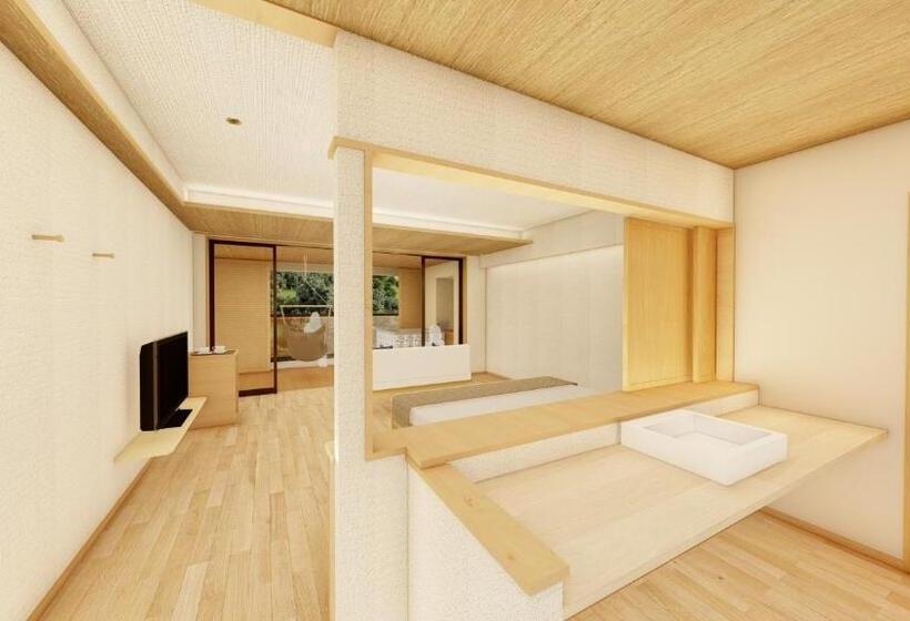 Номер Deluxe Кровать Кинг, Sakunami Onsen Yuzukushi Salon Ichinobo