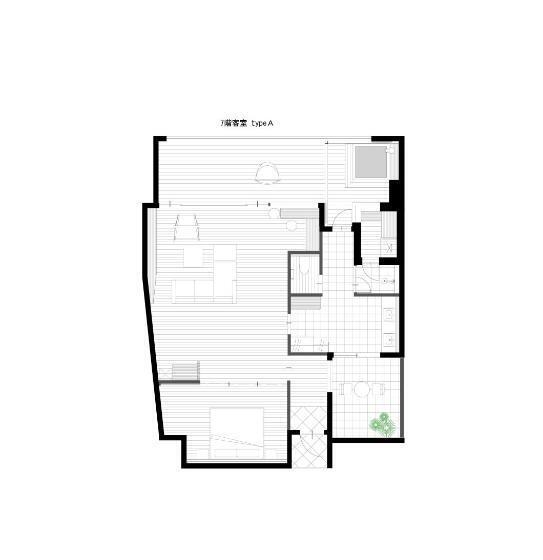 سوییت با چشم‌انداز کوه, Sakunami Onsen Yuzukushi Salon Ichinobo