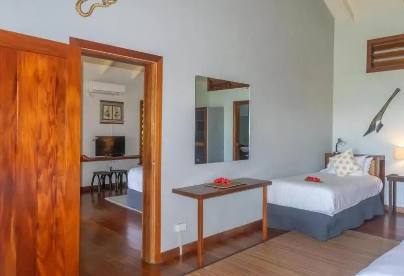 Chambre Familiale Vue Mer, Aroha Taveuni Beachfront Bures