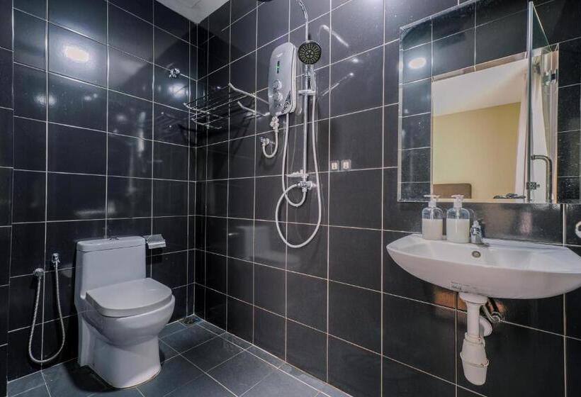 キングサイズベッドのデラックスルーム, 3c Hotel Setia Walk Puchong