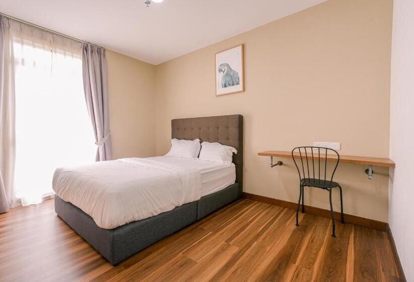 キングサイズベッドのデラックスルーム, 3c Hotel Setia Walk Puchong