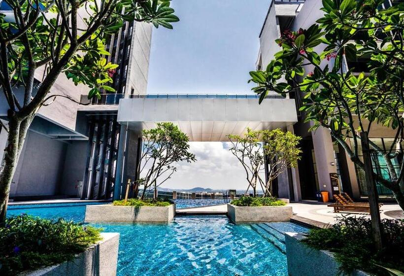 آپارتمان 1 خوابه با چشم‌انداز دریا, Thermospace Imperio A 25 10 Melaka City