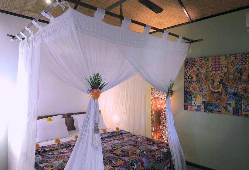 חדר סופריור נוף לגינה, Cili Emas Oceanside Resort