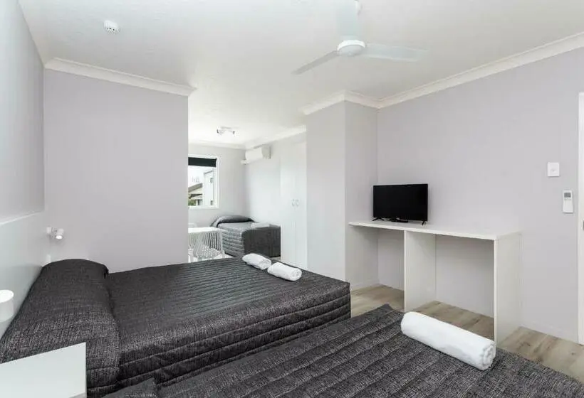 اتاق استاندارد چهار تخته, Burleigh Gold Coast Motel