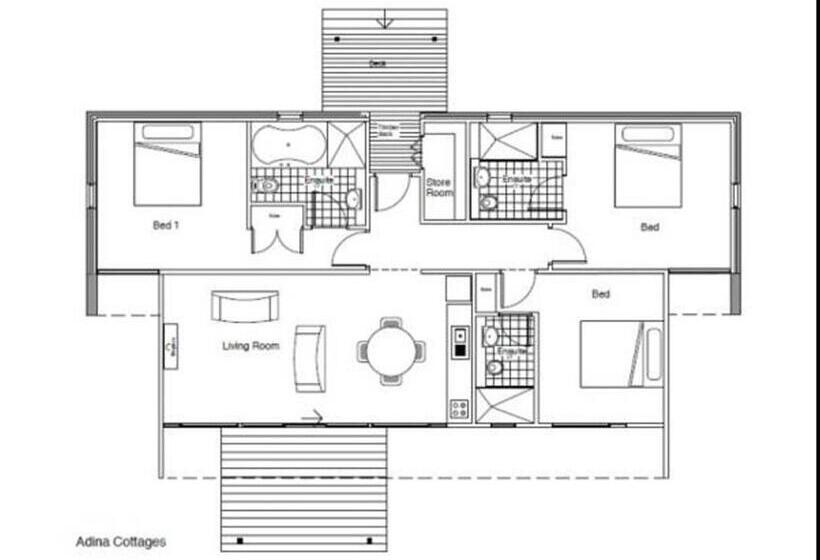 וילה בת 2 חדרי שינה, Adina Vineyard