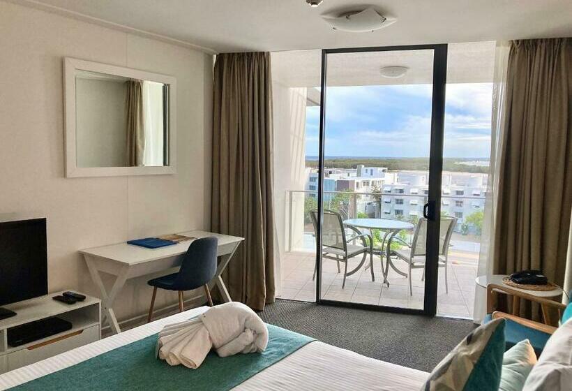 带海景的标准工作室, Ocean Views Resort Caloundra