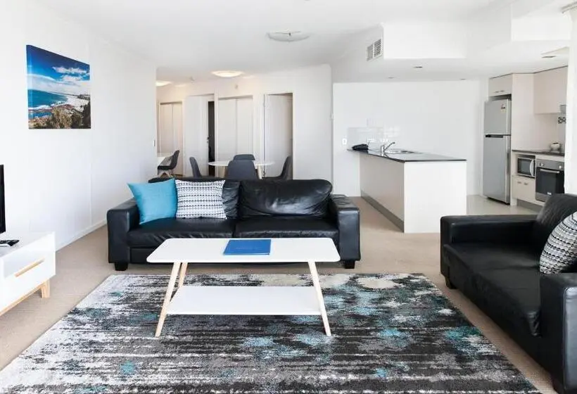 آپارتمان 2 خوابه با چشم‌انداز دریا, Ocean Views Resort Caloundra