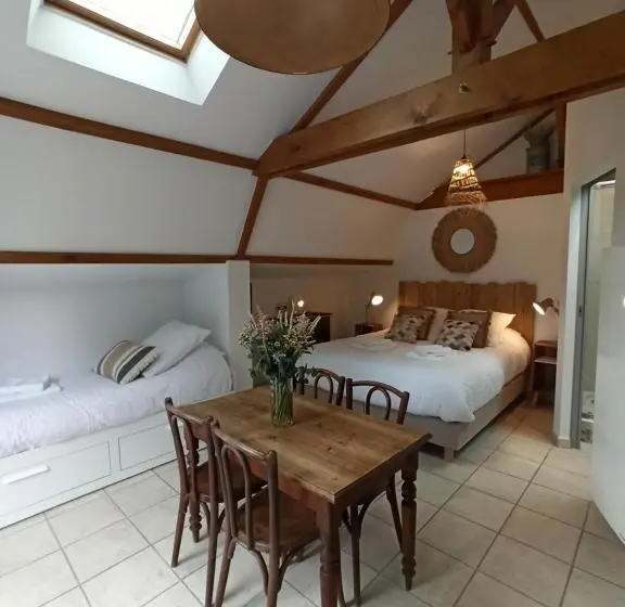 スタンダード4人部屋, Le Cottage Des Falaises