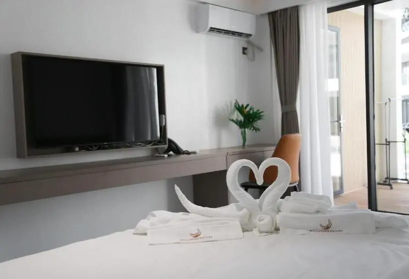Deluxe Zimmer Kingsize Bett, Willander Resort
