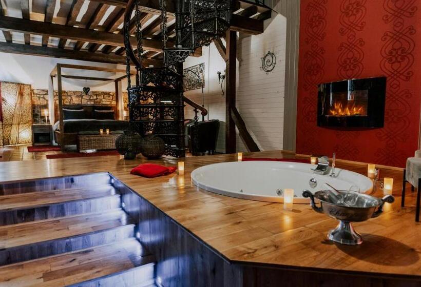 غرفة ديلوكس, L Eden Suite Privative Avec Jacuzzi Et Sauna