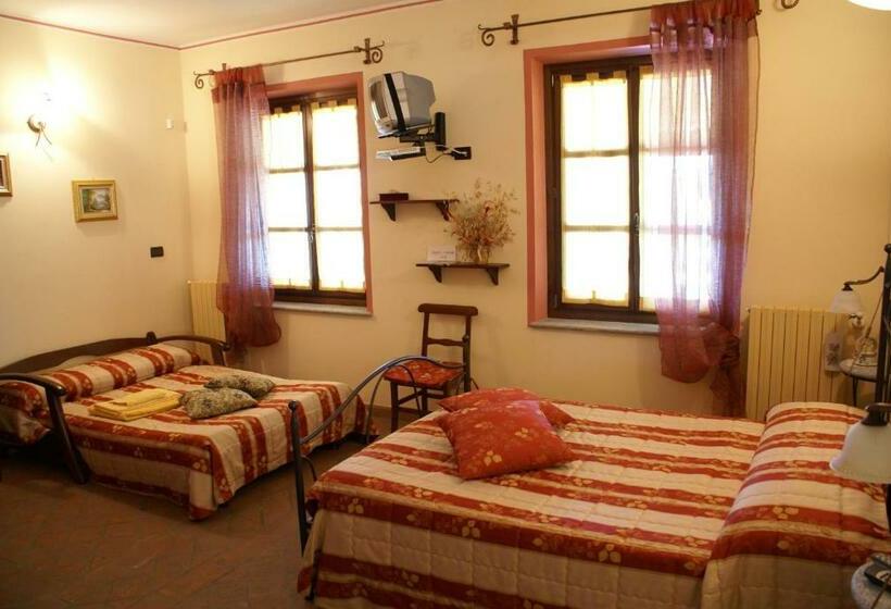 정원 전망 4인용 스탠다드 룸, B&b Cascina Bellavista